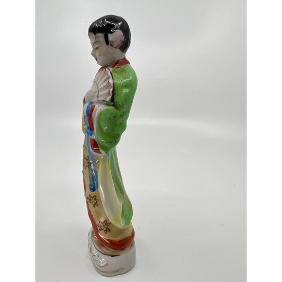 VINTAGE JAPANESE GIRL FIGURE 1945 OCCUPIED JAPAN - Picture 4 of 7